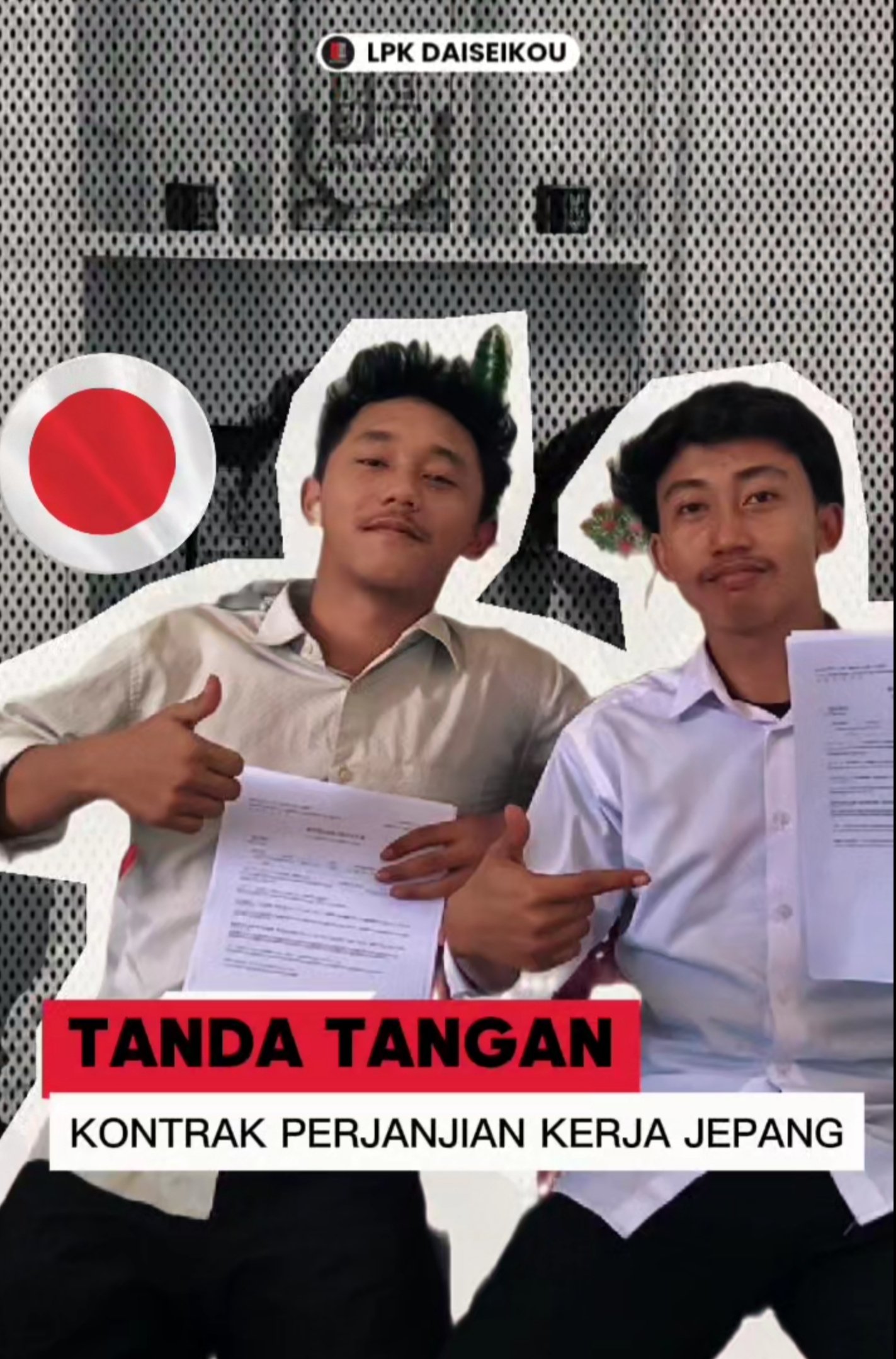 Siswa LPK Daiseikou resmi tanda tangan kontrak kerja ke Jepang.